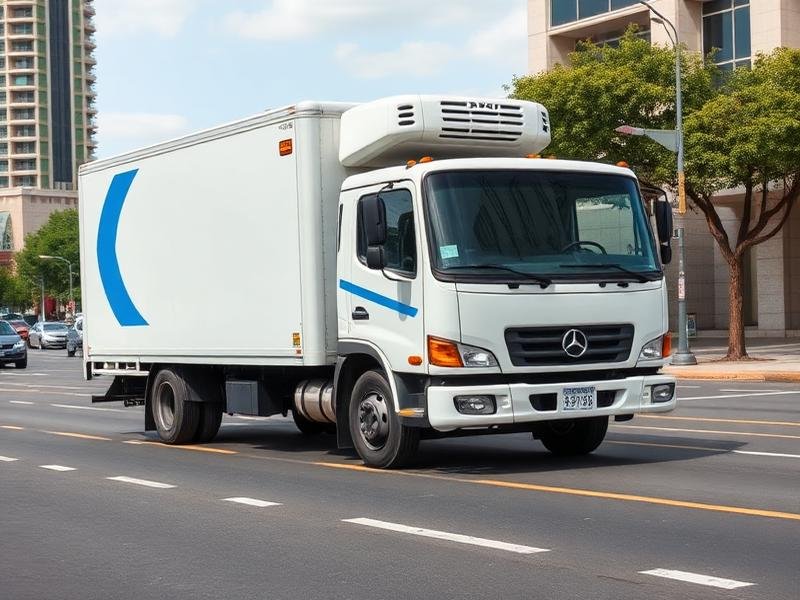 Camión de distribución de huevo líquido en Monterrey